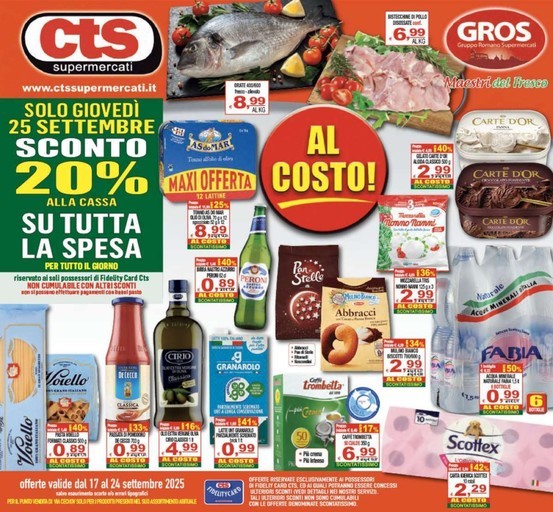 Cts Supermercati - Al costo