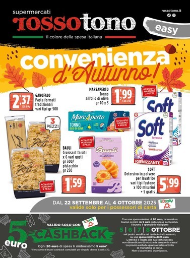 Supermercati Rossotono Easy - Convenienza d'autunno