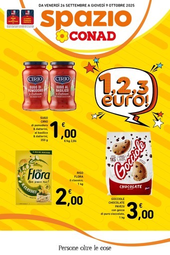 Spazio Conad - 1,2,3 euro!