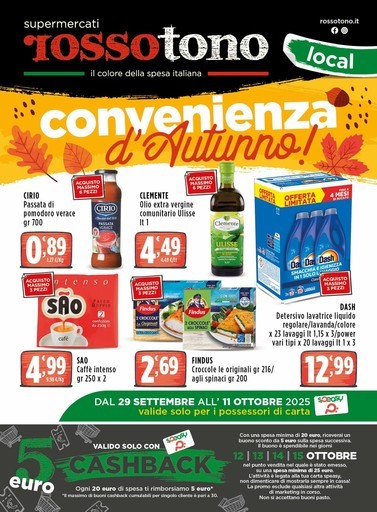 Volantino Supermercati Rossotono Local