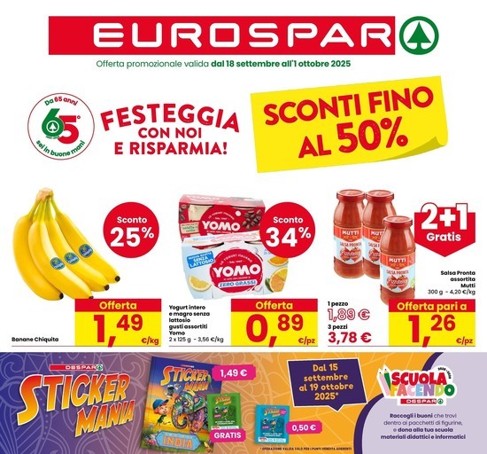 Eurospar - Sconti fino al 50%