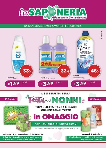 Volantino La Saponeria