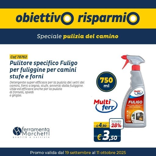 Ferramenta Marchetti - Seciale pulizia del camino
