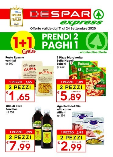 Despar Express - Prendi 2 , paghi 1