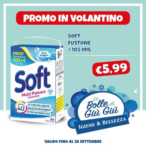 Volantino Le Bolle di Giù Giù