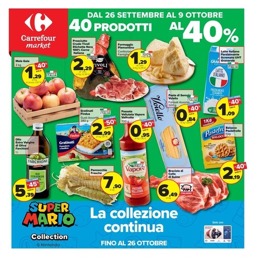 Carrefour Market - 40 Prodotti al 40%