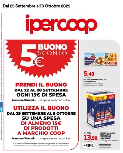 Ipercoop - Dal 25 Settembre all’8 Ottobre 2025
