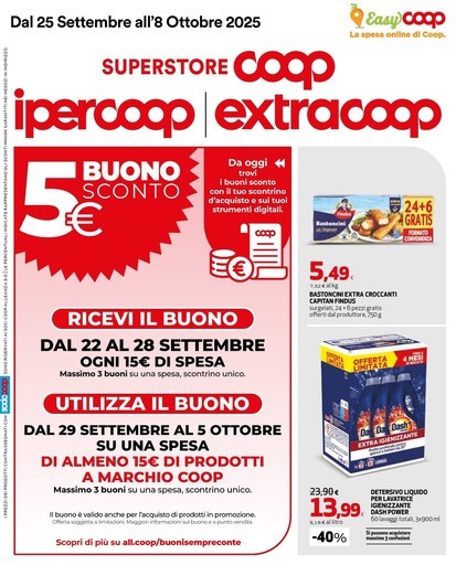 Ipercoop - Dal 25 Settembre all’8 Ottobre 2025