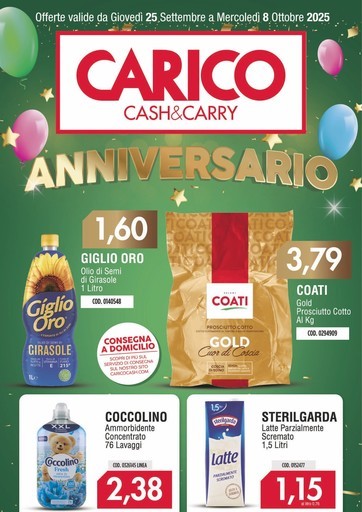 Volantino Carico Cash & Carry