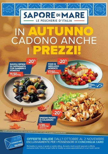 Volantino Sapore di mare