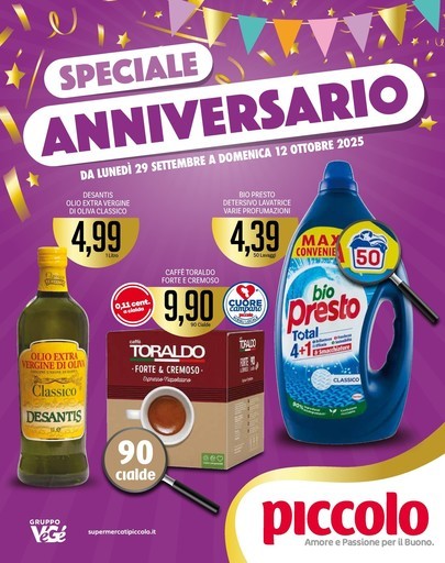 Volantino Supermercati Piccolo