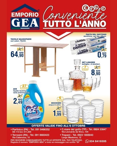 Volantino Emporio Gea