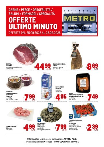 Metro - Offerte freschissimi