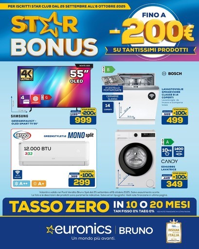 Euronics - Star Bonus - Tasso Zero