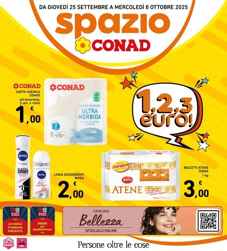 Spazio Conad - 1, 2, 3€