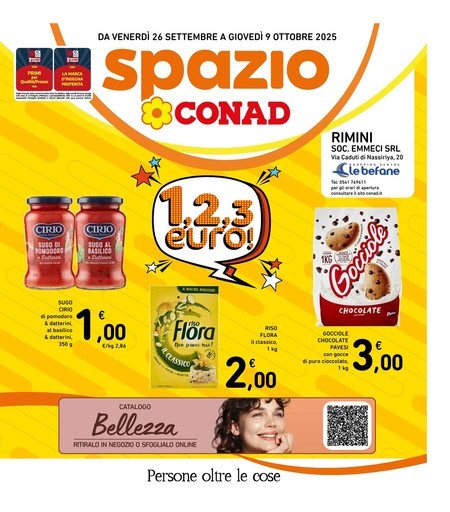 Spazio Conad - 1,2,3 euro!