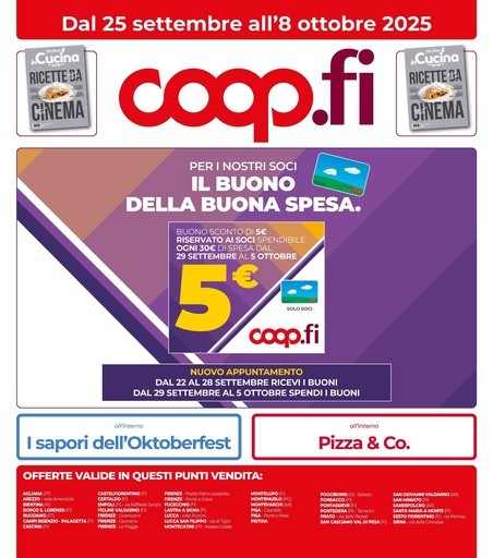 Coop - Dal 25 settembre all’8 ottobre 2025