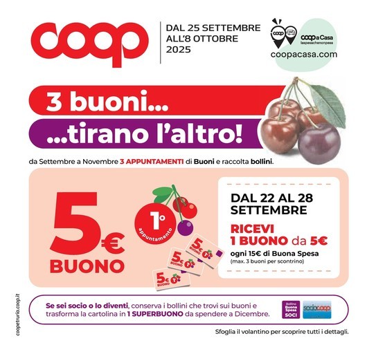 Coop - DAL 25 SETTEMBRE ALL’8 OTTOBRE 2025