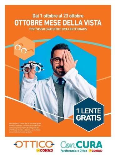 Parafarmacia Conad - Con CuraConad : Ottobre mese dalla vista