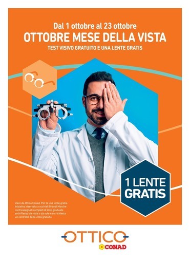Parafarmacia Conad - Ottobre mese della vista