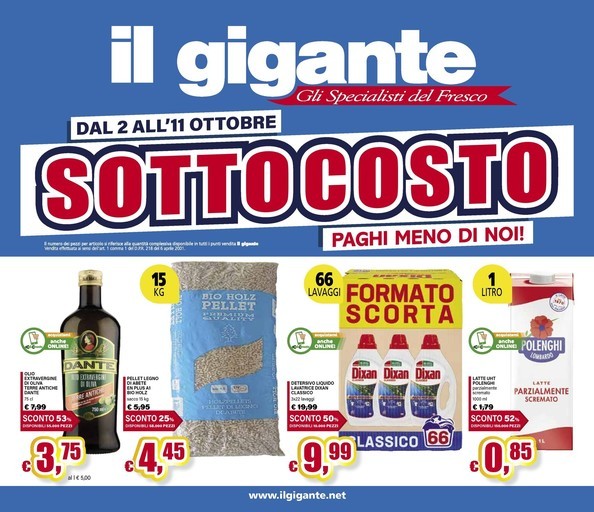 Volantino Il gigante