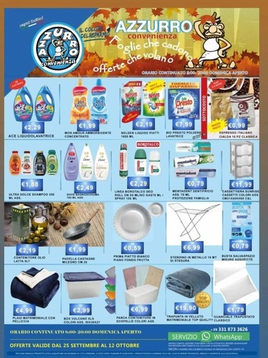 Volantino Azzurro Convenienza