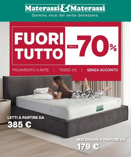 Volantino Materassi e Materassi