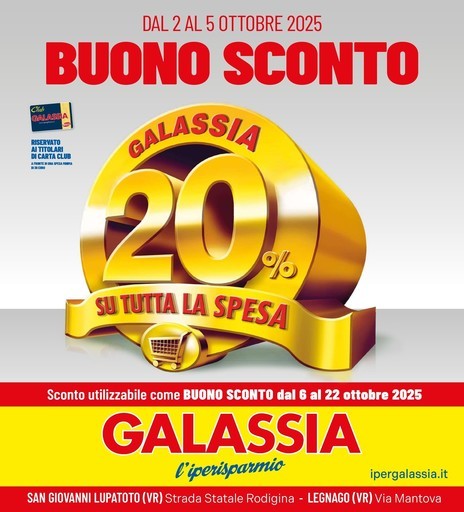 Volantino Galassia