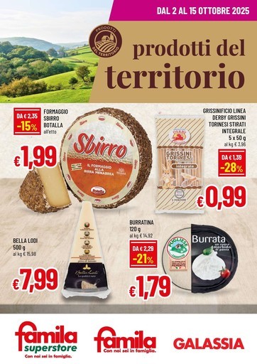 Galassia - PRODOTTI DEL TERRITORIO