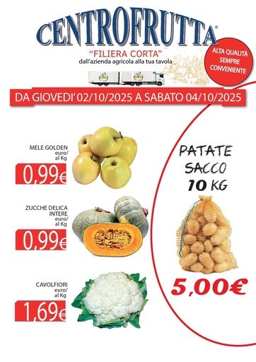 Volantino Centro frutta