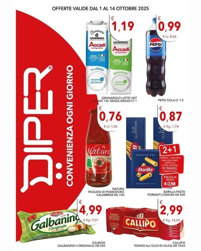 Volantino Diper Spesa