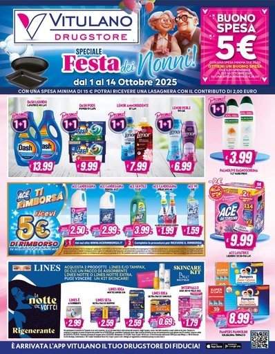 Volantino Vitulano drugstore