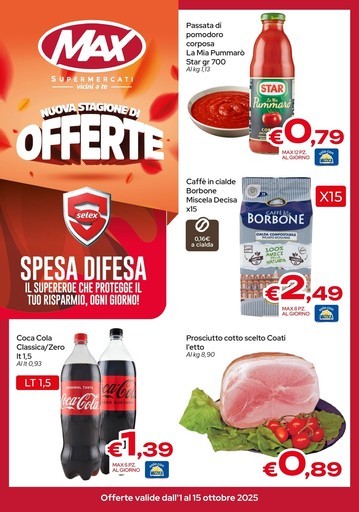 Volantino Max Supermercati