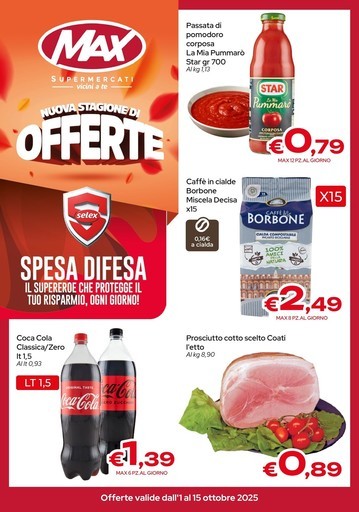 Volantino Max Supermercati