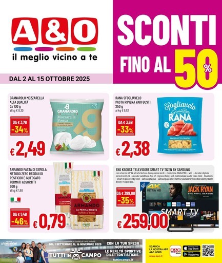 A&O - SCONTI FINO AL 50%