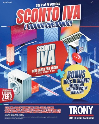 Volantino Trony