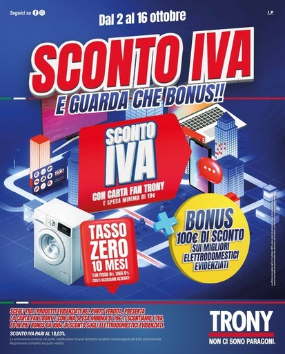 Volantino Trony
