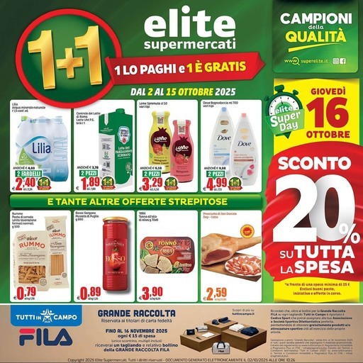 Volantino Elite Supermercati