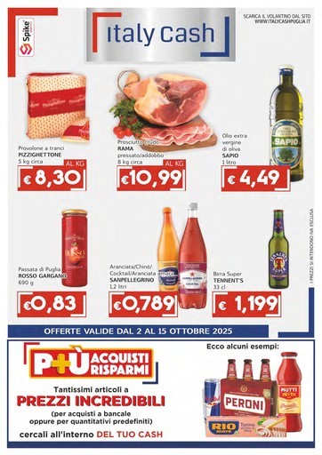 Volantino Italy Cash Puglia