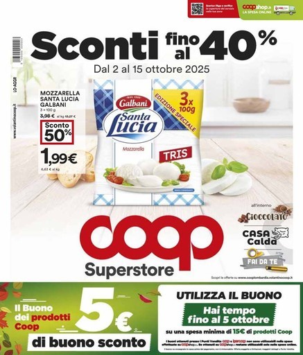 Coop - Sconti fino al 40%