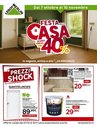 Leroy Merlin - Festa della casa da Leroy Merlin!