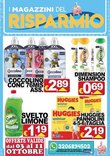 Volantino Magazzini del Risparmio