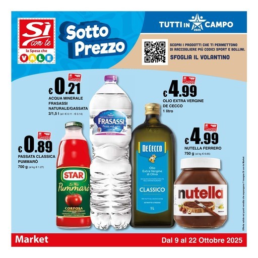 Volantino Si con te market