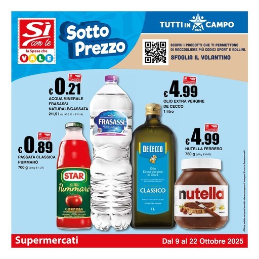 Volantino Si con te supermercati