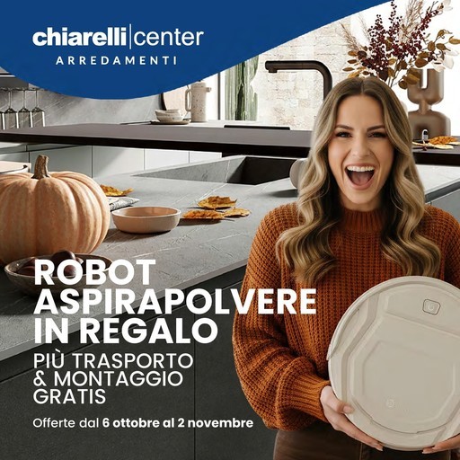 Chiarelli Center - Robot aspirapolvere in regalo