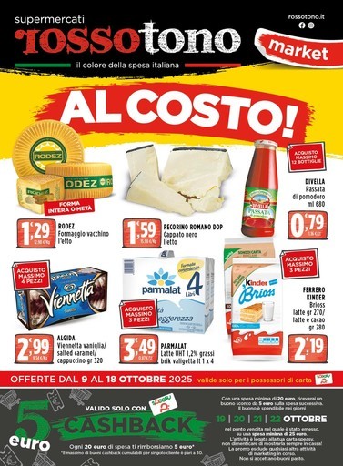 Volantino Supermercati Rossotono Market