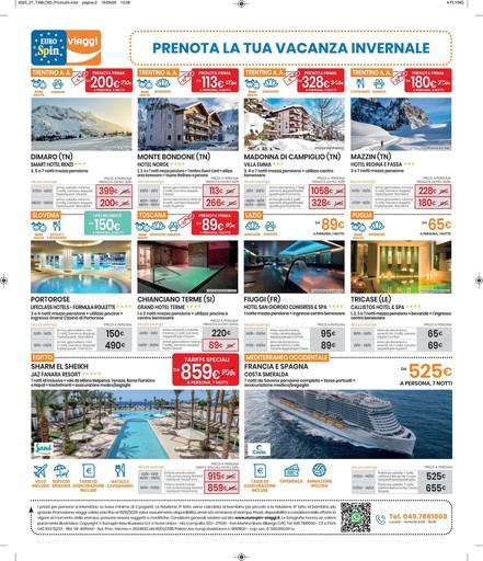 Volantino Eurospin Viaggi