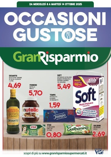 Supermercati Gran Risparmio - Occasioni gustose