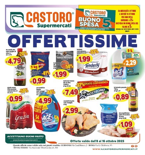 Volantino Il Castoro Supermercati