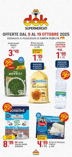 Dok - OFFERTE DAL 9 AL 19 OTTOBRE 2025